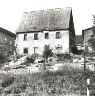 Colditz-Möseln, Seuphaner Straße 5. Gehöft (E. 18. Jh.). Wohnstallhaus. Feldseite