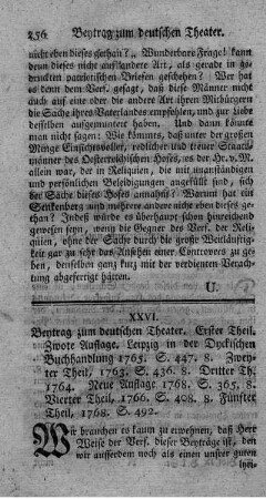 Beitrag zum deutschen Theater. T.2-5. 2.Aufl. T.1.