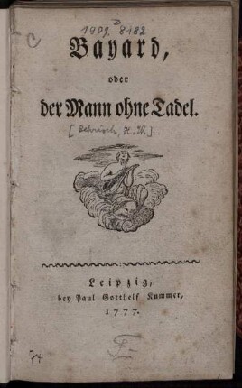 Bayard, oder der Mann ohne Tadel