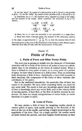 Chapter II. Fields of Force.
