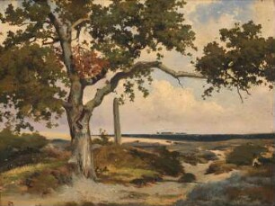 Landschaft mit Bahndamm