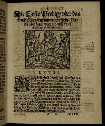 [Das Erste Capitel Josuae.]