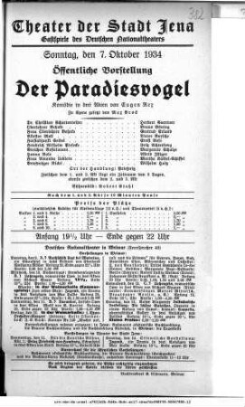 Der Paradiesvogel