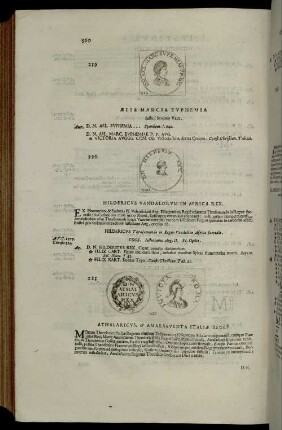 221 Athalaricus, & Amalasventa Italiæ Reges. [-] 231 Fl. Heraclius.