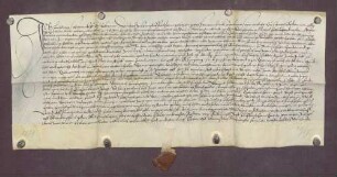 Gültbrief des Ludwig Schwenck gegen die Pfarrkirche zu Büchenbronn unter Verpfändung von Gütern zu Büchenbronn