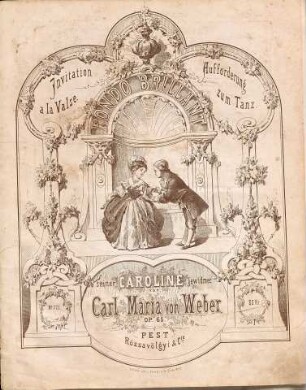 Invitation a la Valse : rondo brillant : op. 65 = Aufforderung zum Tanz