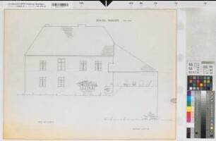 Hainchen, Schloss: Ansicht von Nordosten