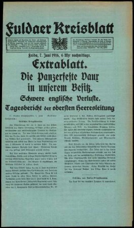 Ausgabe vom Mittwoch, den 07. Juni 1916.