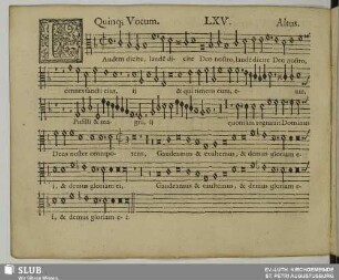 LXV. Laudem dicite Deo nostro
