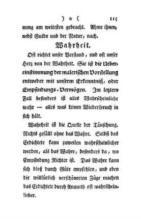 Wahrheit.