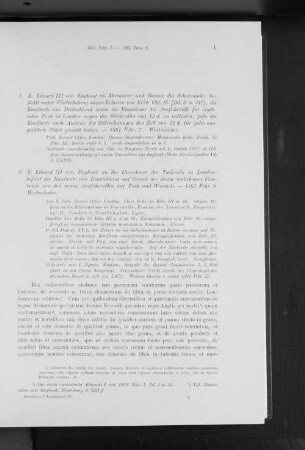 Urkunden von 1361 - 1392.