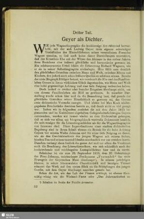 Dritter Teil. Geyer als Dichter