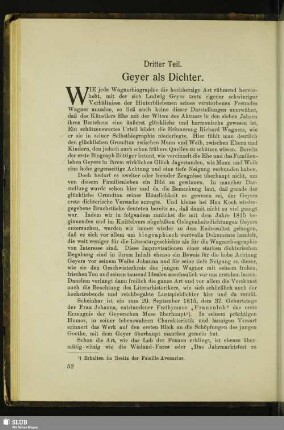 Dritter Teil. Geyer als Dichter