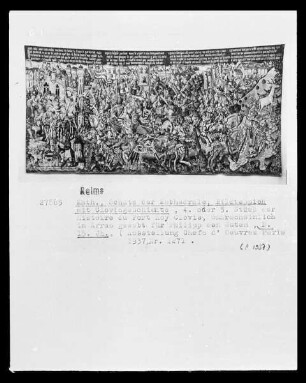 Tapisserie mit der Geschichte König Chlodwigs I.