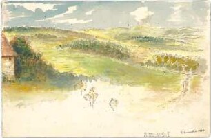Neureuther, Eugen Napoleon; Deutschland; Österreich; Landschaftsskizzen - Haushälfte (Ansicht)
