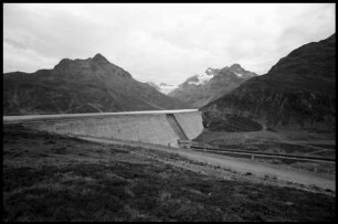 Silvrettasee: Staumauer