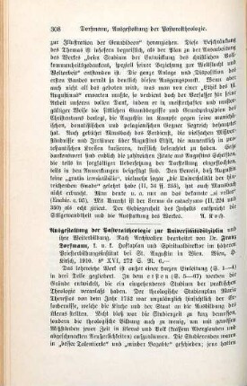 308-309 [Rezension] Dorfmann, Franz, Ausgestaltung der Pastoraltheologie zur Universitätsdisziplin und ihre Weiterbildung