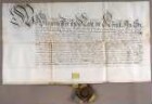 Reval, 1686.10.19. Geburtsbrief für den Konfiturier Heinrich Lindow von Reval (Estland). Aussteller: Stadt