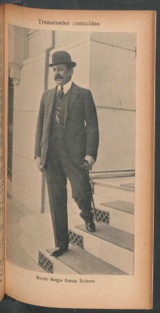 Doctor Sergio García Uriburu - [Retrato] : Transeúntes conocidos