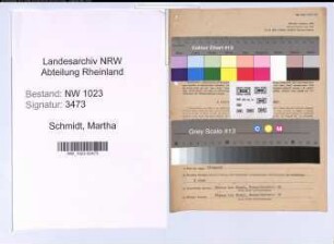 Entnazifizierung Martha Schmidt , geb. 15.10.1903 (Kauffrau)