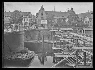 Bau der Tauberbrücke
