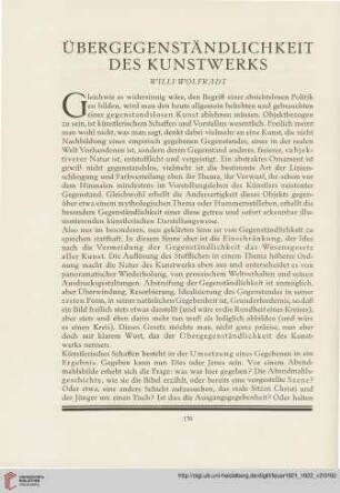3: Übergegenständlichkeit des Kunstwerks