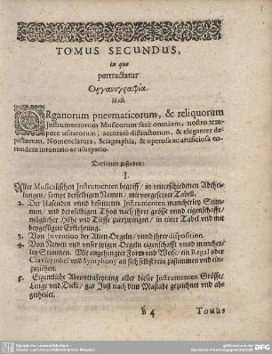 TOMUS SECUNDUS, in quo pertractatur...