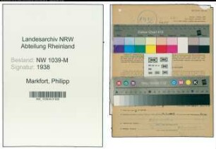 Entnazifizierung Philipp Markfort , geb. 26.07.1893 (Stellmacher)
