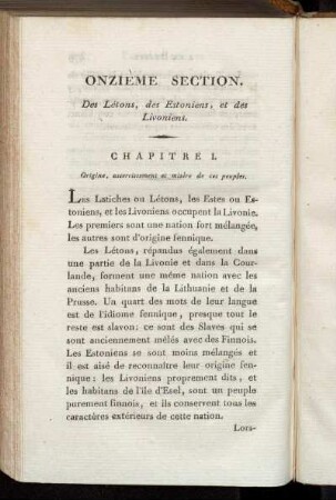 Onzième section