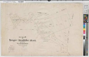 Stadtlohn (Stadtlohn), Teilung der Hengeler und Wendfelder Mark, Sektion 4 Brouillonkarte Vredener Feld
