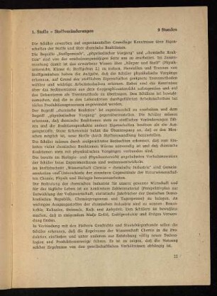 1. Stoffe - Stoffveränderungen [- 6.2. Reaktionen]