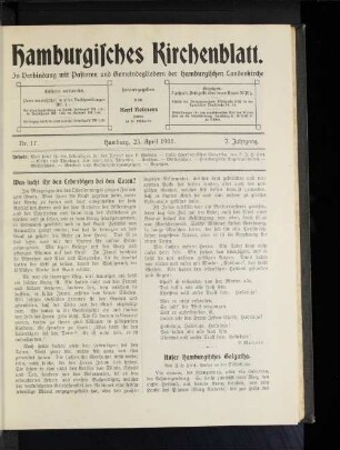 Was sucht ihr den Lebendigen bei den Toten?