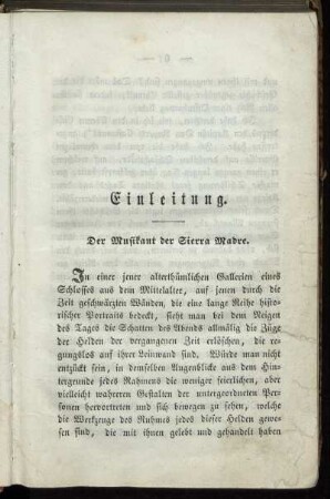 Einleitung: Der Musikant der Sierra Madre