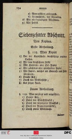 Siebenzehnter Abschnitt