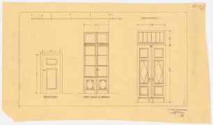 Landhaus Wolf Wertheim, Berlin-Kladow: 3 Türen 1:20