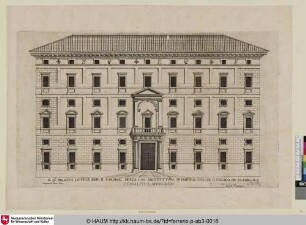 [Ansicht des Palazzo Borghese]
