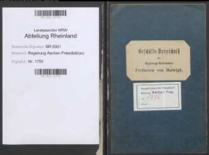 von Dalwigk-Lichtenfeld, Adolf Maximilian Freiherr, geb. 03.07.1860, Reg. Präs. Bd. 7