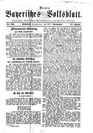 Neues bayerisches Volksblatt. 1877, 7 - 12
