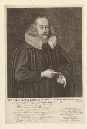 Justus Jakob Leibnitz, Pfarrer bei St. Jakob