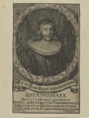 Bildnis des Iohannes Faes