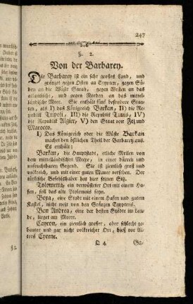 247-274, §. 2. Von der Barbarey.