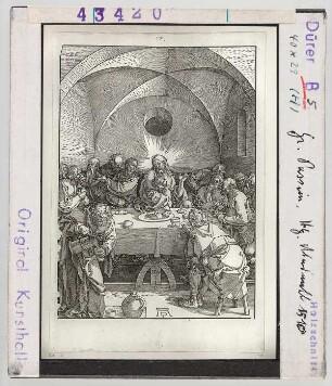 Albrecht Dürer: Große Passion, Abendmahl