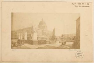 Umgestaltung der Schlossfreiheit, Berlin Monatskonkurrenz September 1874: Ansicht