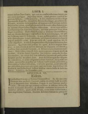 Epistola CI. - CX.