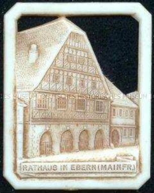 WHW-Abzeichen, Heimat Mainfranken 3: Ebern/Mainfranken, Straßensammlung im Gau Mainfranken vom Januar 1943