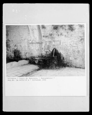 Fonti di Docciola
