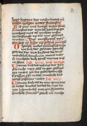 Rosenkranz des hl. Franziskus