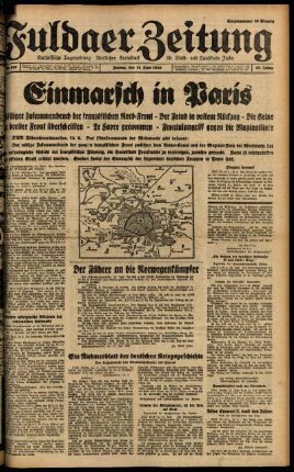 Ausgabe vom Freitag, den 14. Juni 1940.