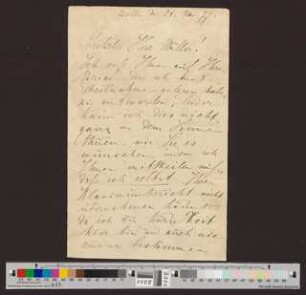 Autograph- Klavier- und Kompositionsunterricht Theodor Müller