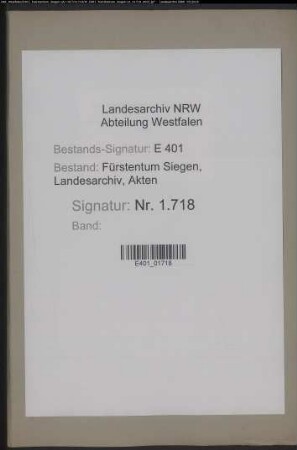 Kirchen- und Schulangelegenheiten zu Rödgen und Wilnsdorf